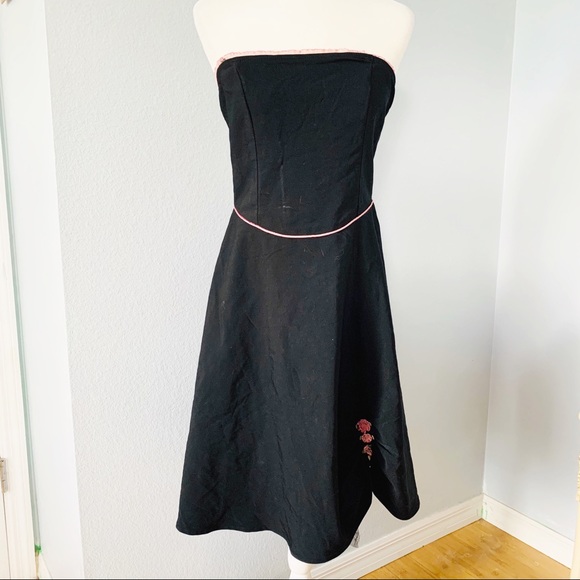 Rampage Dresses & Skirts - Rampage Black Pin Up 50’s Vibes Fit & Flare Dress